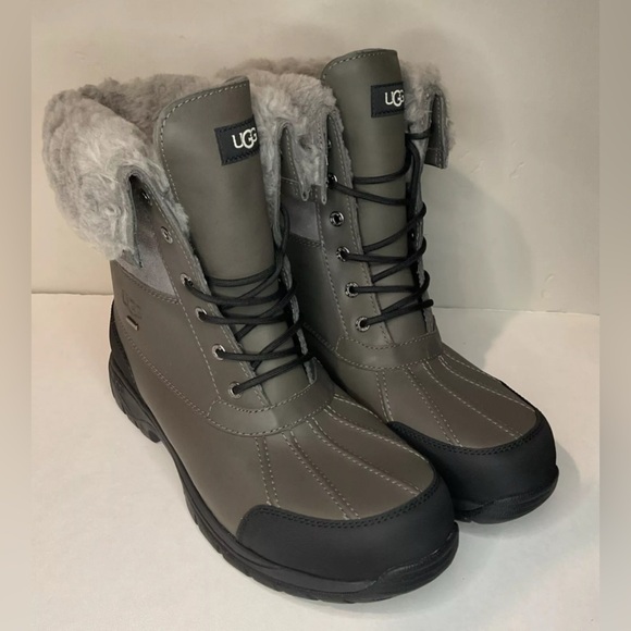 UGG Men’s Butte Boots Waterproof Grey Sz 13 NWOB - Picture 3 of 12